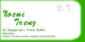 noemi trenz business card